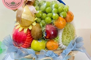 Giỏ trái cây tặng dịp thôi nôi