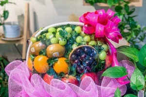 Món Quà Tinh Tế - Giỏ Trái Cây Mùa Xuân Tặng Sếp Ngày Tết