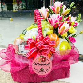Giỏ trái cây và hoa MNG013
