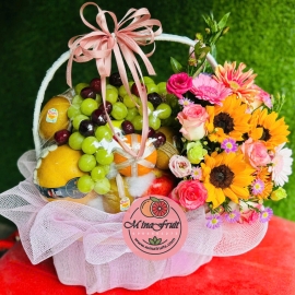 Giỏ trái cây và hoa MNG014