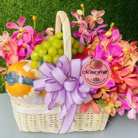 Giỏ trái cây và hoa MNG021