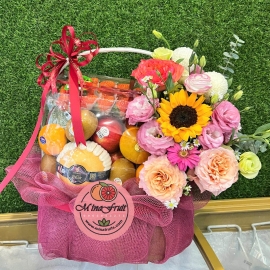 Giỏ trái cây và hoa MNG028