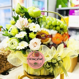 Giỏ trái cây và hoa MNG029