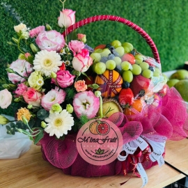 Giỏ trái cây và hoa MNG031